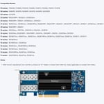 محول Synology E10G21-F2 Dual-Port 10GbE SFP+ PCIe 3.0 x8 thumbnail 5