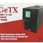 GeTX Online UPS 1000VA 800W LCD Single-Phase thumbnail 5