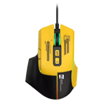 R8 1639 Wired Mouse 3600 DPI Black/Yellow thumbnail 4