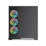 SAMA V50 Mid-Tower ATX Case Black Tempered Glass with 4 ARGB Fans thumbnail 4