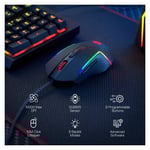 Redragon Trident Basic M616 Wired Gaming Mouse 10000 DPI RGB thumbnail 3