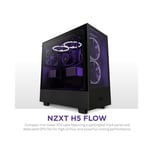 كيس NZXT H5 Flow Edition Mid-Tower Black thumbnail 1