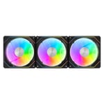 DarkFlash G24 ARGB Case Fan 3-in-1 Pack 120mm Black thumbnail 2