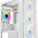 SAMA M-ATX Mini-Tower Case White Tempered Glass thumbnail 8