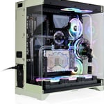 Thermaltake CTE E550 TG Mid-Tower ATX Case Matcha Green Tempered Glass thumbnail 9