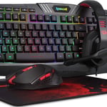 Redragon S101-BA-3 Keyboard and Mouse Combo Wired Black thumbnail 1