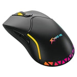 ماوس Xtrike Me GW-610 1600 DPI الوضع المزدوج RGB أسود thumbnail 4