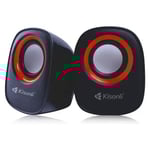 Kisonli V360 Wired Speakers Red thumbnail 5
