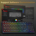 Redragon K688GB-RGB-PRO 96% Mechanical Keyboard Dual-Mode thumbnail 4