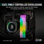 Corsair Vengeance RGB DDR5 64GB (2x32GB) 6000MHz CL38 Black thumbnail 5