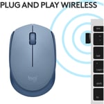 ماوس Logitech M171 1000 DPI لاسلكي أزرق thumbnail 9