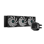 DeepCool LE720 360mm ARGB AIO Liquid Cooler 250W TDP Black thumbnail 3