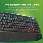 Vertux Tungsten Mechanical Gaming Keyboard Wired Full-Size RGB thumbnail 3