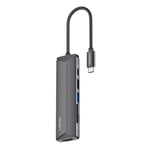 محول LDNIO DS-56H USB-C إلى متعدد المنافذ مع 100W PD و HDMI وقارئ SD/TF thumbnail 5