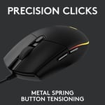 ماوس Logitech G203 8000 DPI سلكي RGB أسود thumbnail 14