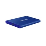 هارد خارجي Samsung T7 500GB USB 3.2 2.5 بوصة أزرق thumbnail 4