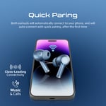سماعات Promate ProPods TWS Bluetooth 5.3 ANC 5H Blue thumbnail 2