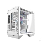 DarkFlash DY470 Mid-Tower ATX Case White Tempered Glass thumbnail 4