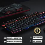 كيبورد Rapoo V500 Pro Full-Size ميكانيكي سلكي RGB thumbnail 16