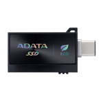 هارد خارجي ADATA SC730 1TB USB 3.2 Dual Connector 600MB/s أسود thumbnail 4