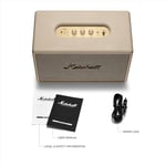 Marshall Woburn III Bluetooth Home Speaker - Loud Stereo Sound with Bass and Treble Controls , Plug-in Powered , Record Player Compatible , HDMI, RCA, 3.5mm Aux Inputs - Cream thumbnail 5