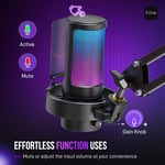 FIFINE AmpliGame A8T USB Gaming Microphone Kit with Boom Arm RGB thumbnail 7