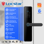 Locstar LS-C91 Smart Door Lock Fingerprint Keypad Tuya App Black thumbnail 3