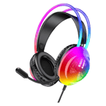 Jedel GH-579 Wired RGB Gaming Headset with Rotating Microphone thumbnail 3