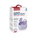 سماعات Promate AirClip AudioFit TWS بلوتوث 5.4 بنفسجي thumbnail 5