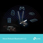 محول TP-Link Archer TX55E AX3000 WiFi 6 Bluetooth 5.3 PCIe thumbnail 9