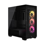 Corsair 3500X Mid-Tower ATX Case Black ARGB Tempered Glass thumbnail 2