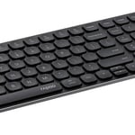 Rapoo 9320M Full-Size Wireless Keyboard & Mouse Combo Dark Grey thumbnail 1