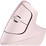 ماوس Logitech Lift Vertical Ergonomic 4000 DPI لاسلكي وردي thumbnail 6