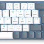 Redragon BS-8772 94key Low Profile Combo Dual-Mode Keyboard & Mouse Grey/White thumbnail 4