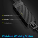 محول Orico UTK-U3 USB 3.0 إلى Gigabit Ethernet أسود thumbnail 9