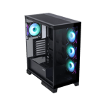 SAMA Neview 2351 Mid-Tower ATX Case Black Tempered Glass thumbnail 6