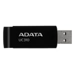 فلاش ADATA UC310 64GB USB 3.2 Gen1 Capless Swivel أبيض thumbnail 2