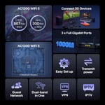 راوتر Tenda AC8 AC1200 ثنائي النطاق جيجابت thumbnail 5