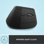 ماوس Logitech Lift Vertical Ergonomic 4000 DPI لاسلكي وردي thumbnail 30
