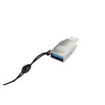 محول Hoco UA9 Type-C إلى USB-A فضي thumbnail 3