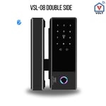 Volt VSL 08 Duo Smart Lock for Glass Doors Black thumbnail 2