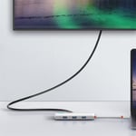 محول USB LDNIO DS-25H 5-Port USB 3.0 مع USB-C إلى HDMI 100W thumbnail 11