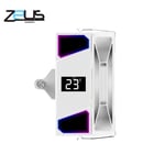 مبرد Zeus ZC-600 Air Freeze مبرد هواء 120mm 220W TDP ARGB أبيض thumbnail 4