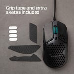 ماوس HyperX Pulsefire Haste 16000 DPI Dual-Mode RGB قيمنق أسود thumbnail 17