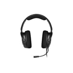 سماعات Corsair HS35 ستيريو مع ميكروفون 3.5mm أسود thumbnail 4