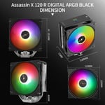 Thermalright Assassin X 120 R Digital ARGB CPU Air Cooler thumbnail 6