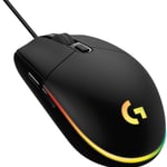 ماوس Logitech G203 LIGHTSYNC 8000 DPI RGB USB أبيض thumbnail 39