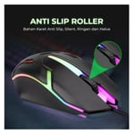 Jertech M300 Rocket Mouse Wired 4800 DPI Black RGB thumbnail 2