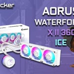 Gigabyte AORUS WATERFORCE II 360 ICE AIO Liquid Cooler White thumbnail 7