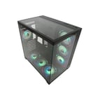 RAPTOR Gilgamesh C712 Mid-Tower ATX Case Black Tempered Glass thumbnail 5
